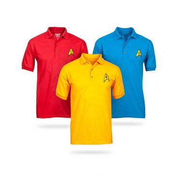 Star Trek Uniform Polos