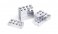 Executive Building Brick Set (Chrome)